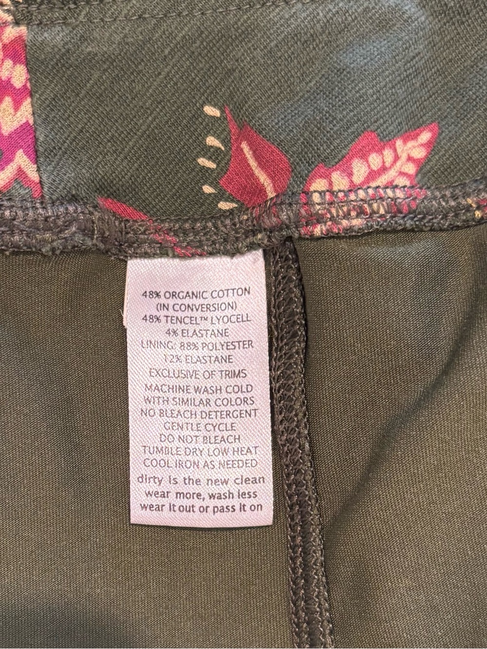 Toad&Co Olive Green 'Birdie' Skort Size XL - Picture 7 of 9